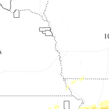 Regional Hail Map for Omaha, NE - Sunday, April 26, 2026