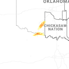 Regional Hail Map for Wichita Falls, TX - Sunday, April 26, 2026