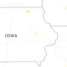 Regional Hail Map for Cedar Rapids, IA - Monday, April 27, 2026