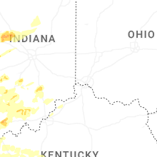 Regional Hail Map for Cincinnati, OH - Monday, April 27, 2026