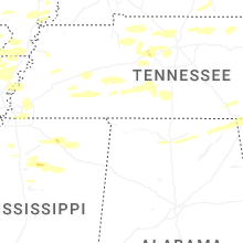 Regional Hail Map for Florence, AL - Monday, April 27, 2026