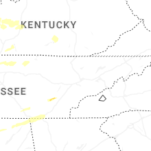 Regional Hail Map for Knoxville, TN - Monday, April 27, 2026