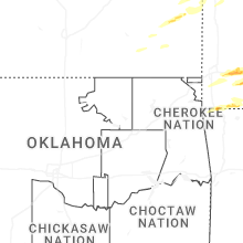 Regional Hail Map for Tulsa, OK - Monday, April 27, 2026