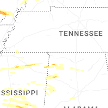 Regional Hail Map for Florence, AL - Tuesday, April 28, 2026