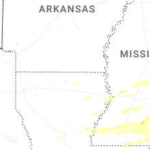 Regional Hail Map for Bastrop, LA - Wednesday, May 6, 2026