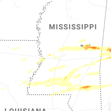 Regional Hail Map for Jackson, MS - Wednesday, May 6, 2026