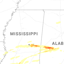 Regional Hail Map for Starkville, MS - Wednesday, May 6, 2026