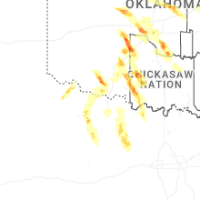 Regional Hail Map for Wichita Falls, TX - Friday, May 8, 2026