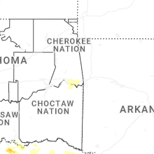 Regional Hail Map for Fort Smith, AR - Saturday, May 9, 2026