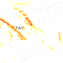 Regional Hail Map for Killeen, TX - Sunday, May 10, 2026