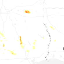 Regional Hail Map for Lufkin, TX - Sunday, May 10, 2026
