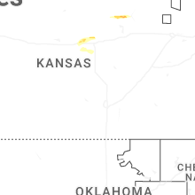 Regional Hail Map for Wichita, KS - Thursday, May 14, 2026
