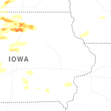 Regional Hail Map for Cedar Rapids, IA - Friday, May 15, 2026