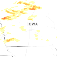Regional Hail Map for Des Moines, IA - Friday, May 15, 2026