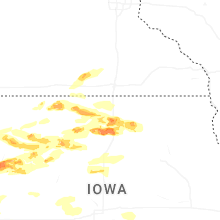 Regional Hail Map for Mason City, IA - Friday, May 15, 2026