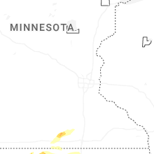 Regional Hail Map for Minneapolis, MN - Friday, May 15, 2026