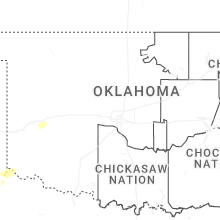 Regional Hail Map for Oklahoma City, OK - Friday, May 15, 2026