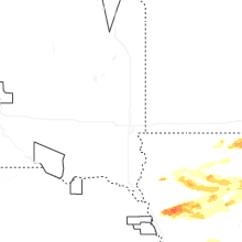 Regional Hail Map for Sioux Falls, SD - Friday, May 15, 2026
