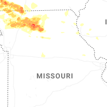 Regional Hail Map for Columbia, MO - Saturday, May 16, 2026
