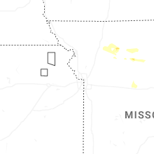 Regional Hail Map for Kansas City, MO - Saturday, May 16, 2026