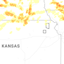 Regional Hail Map for Manhattan, KS - Saturday, May 16, 2026