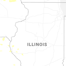 Regional Hail Map for Peoria, IL - Saturday, May 16, 2026