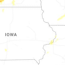 Regional Hail Map for Cedar Rapids, IA - Sunday, May 17, 2026