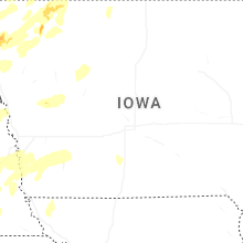 Regional Hail Map for Des Moines, IA - Sunday, May 17, 2026