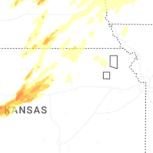 Regional Hail Map for Manhattan, KS - Sunday, May 17, 2026