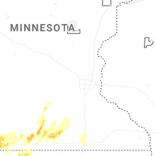 Regional Hail Map for Minneapolis, MN - Sunday, May 17, 2026