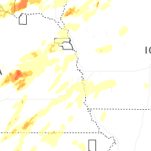 Regional Hail Map for Omaha, NE - Sunday, May 17, 2026