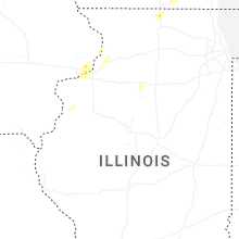 Regional Hail Map for Peoria, IL - Sunday, May 17, 2026