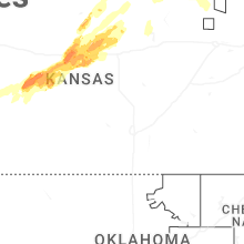 Regional Hail Map for Wichita, KS - Sunday, May 17, 2026