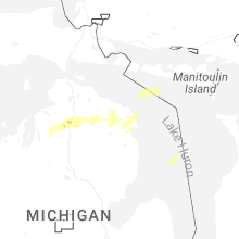 Regional Hail Map for Alpena, MI - Monday, May 18, 2026