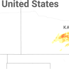 Regional Hail Map for Garden City, KS - Monday, May 18, 2026