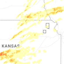 Regional Hail Map for Manhattan, KS - Monday, May 18, 2026