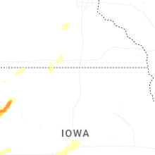 Regional Hail Map for Mason City, IA - Monday, May 18, 2026