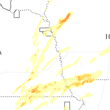 Regional Hail Map for Omaha, NE - Monday, May 18, 2026