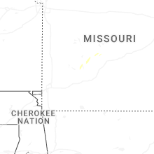 Regional Hail Map for Springfield, MO - Monday, May 18, 2026