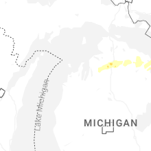 Regional Hail Map for Traverse City, MI - Monday, May 18, 2026