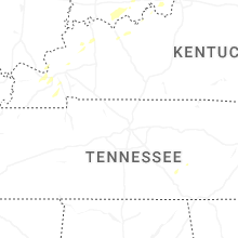 Regional Hail Map for Nashville, TN - Tuesday, May 19, 2026