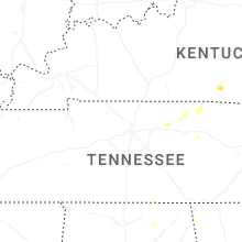 Regional Hail Map for Nashville, TN - Wednesday, May 20, 2026