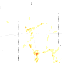 Regional Hail Map for Amarillo, TX - Friday, May 22, 2026