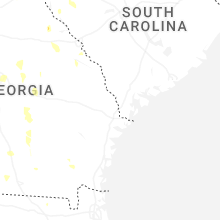 Regional Hail Map for Savannah, GA - Friday, May 22, 2026
