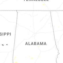 Regional Hail Map for Birmingham, AL - Saturday, May 23, 2026