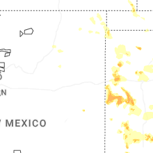 Regional Hail Map for Tucumcari, NM - Saturday, May 23, 2026
