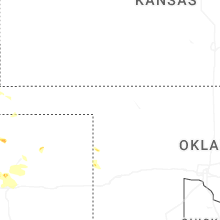 Regional Hail Map for Woodward, OK - Saturday, May 23, 2026