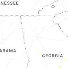 Regional Hail Map for Atlanta, GA - Sunday, May 24, 2026