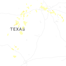 Regional Hail Map for Killeen, TX - Sunday, May 24, 2026