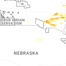 Regional Hail Map for Oneill, NE - Sunday, May 24, 2026